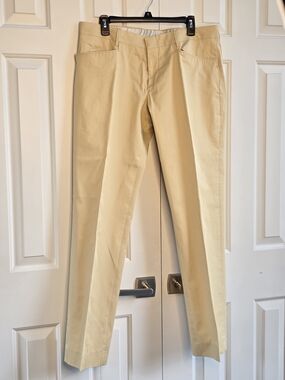 Missoni Men's Light Beige Slim Straight Khaki Pants
